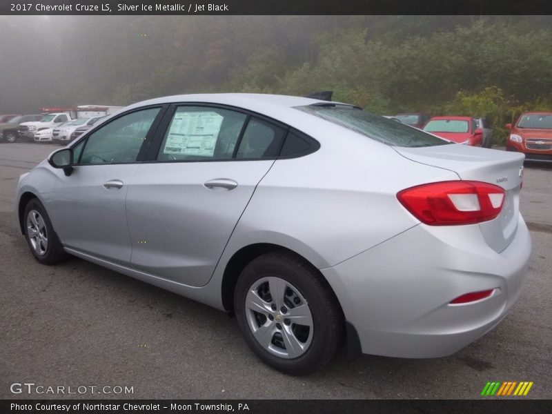 Silver Ice Metallic / Jet Black 2017 Chevrolet Cruze LS