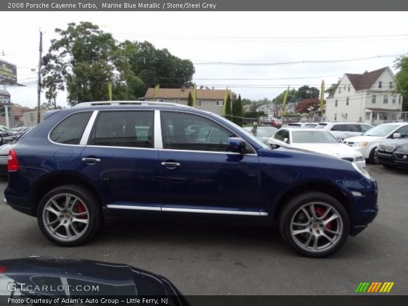 Marine Blue Metallic / Stone/Steel Grey 2008 Porsche Cayenne Turbo