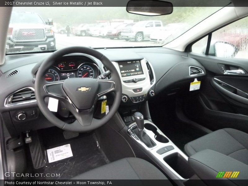 Silver Ice Metallic / Jet Black 2017 Chevrolet Cruze LS