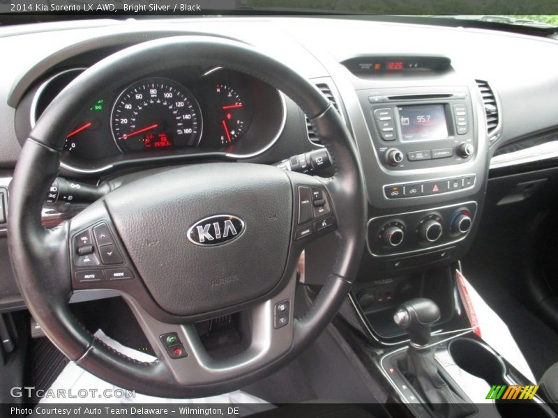 Bright Silver / Black 2014 Kia Sorento LX AWD