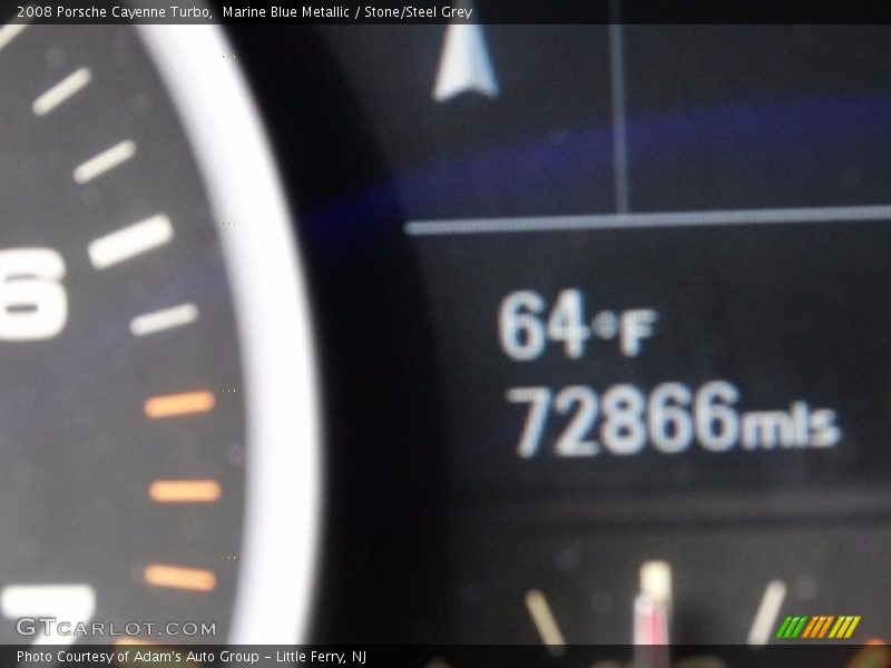 Marine Blue Metallic / Stone/Steel Grey 2008 Porsche Cayenne Turbo