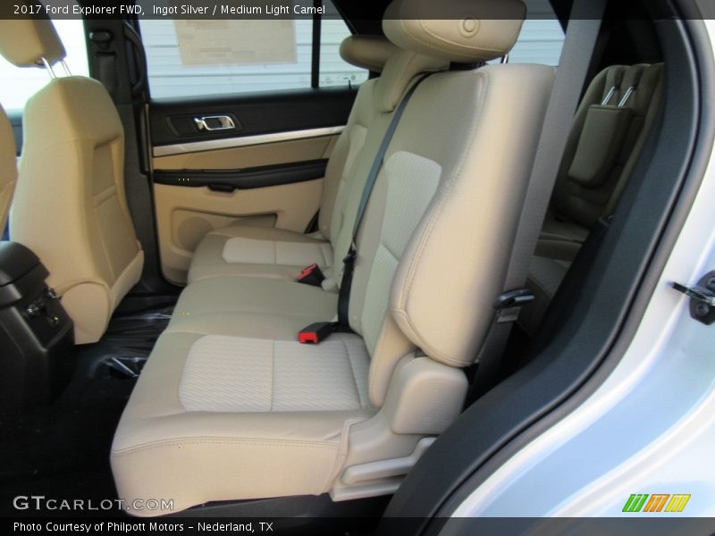 Ingot Silver / Medium Light Camel 2017 Ford Explorer FWD