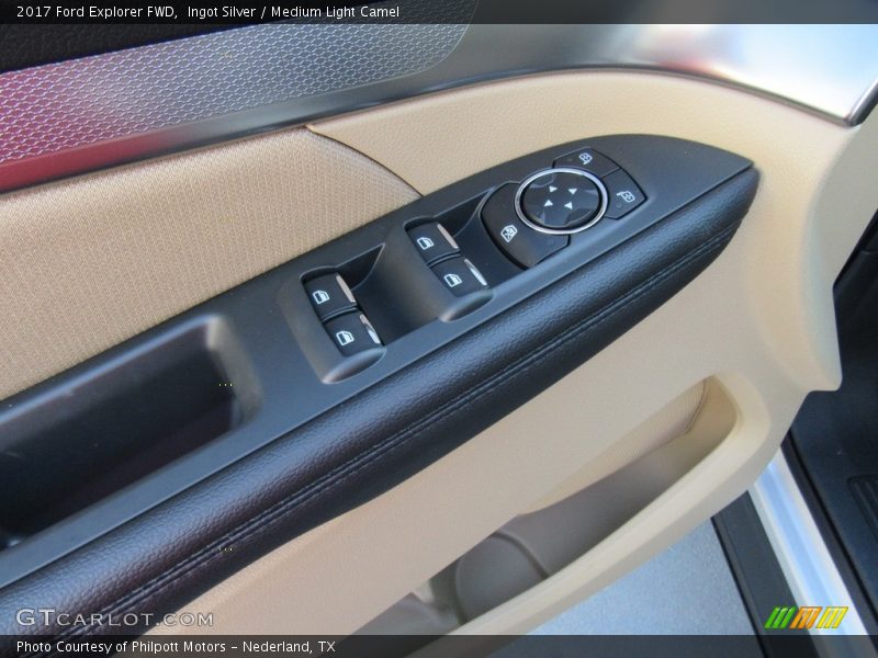 Ingot Silver / Medium Light Camel 2017 Ford Explorer FWD