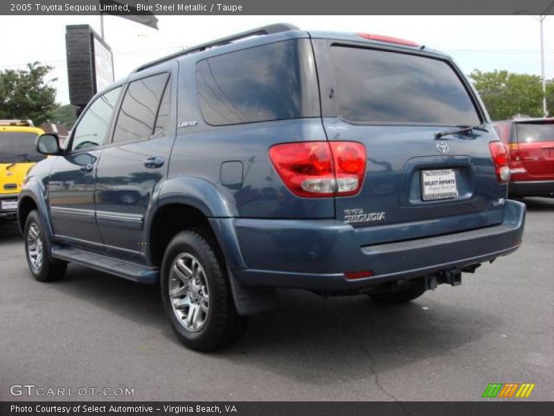 Blue Steel Metallic / Taupe 2005 Toyota Sequoia Limited