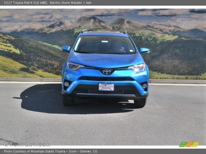 Electric Storm Metallic / Ash 2017 Toyota RAV4 XLE AWD