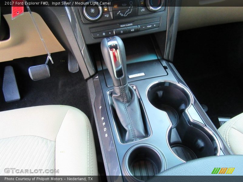 Ingot Silver / Medium Light Camel 2017 Ford Explorer FWD