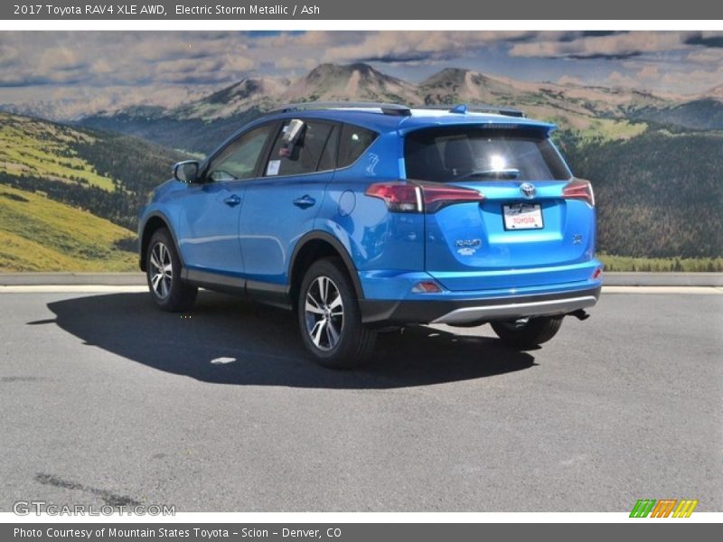 Electric Storm Metallic / Ash 2017 Toyota RAV4 XLE AWD