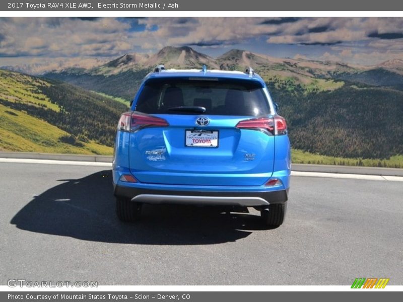Electric Storm Metallic / Ash 2017 Toyota RAV4 XLE AWD