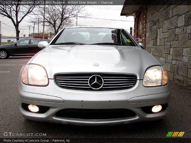 Brilliant Silver Metallic / Charcoal 2002 Mercedes-Benz SLK 32 AMG Roadster
