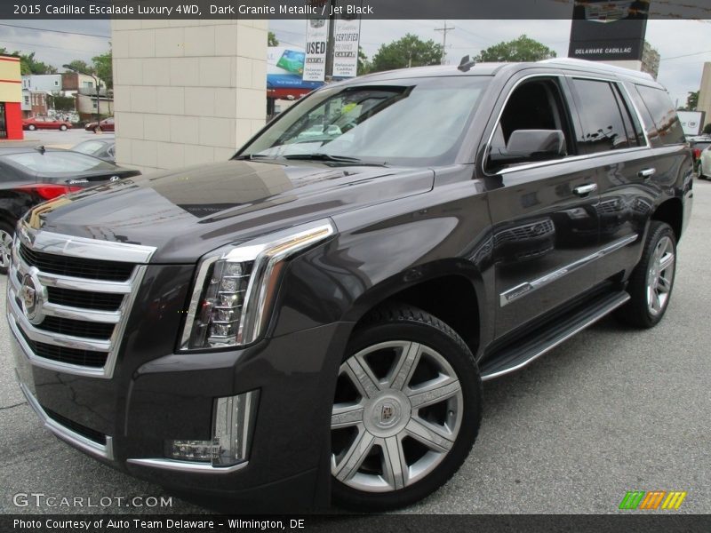 Dark Granite Metallic / Jet Black 2015 Cadillac Escalade Luxury 4WD