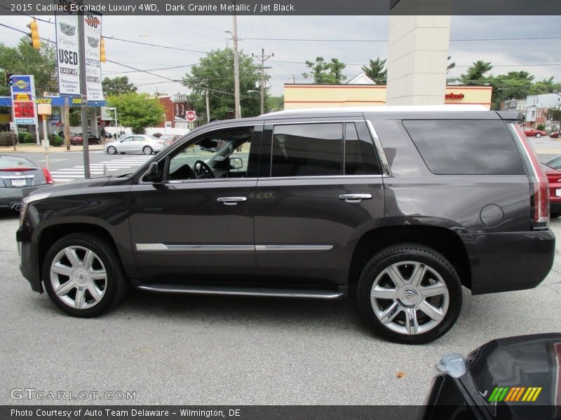 Dark Granite Metallic / Jet Black 2015 Cadillac Escalade Luxury 4WD