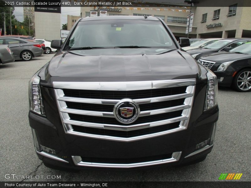 Dark Granite Metallic / Jet Black 2015 Cadillac Escalade Luxury 4WD