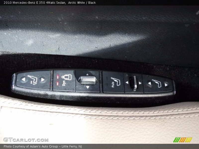 Arctic White / Black 2010 Mercedes-Benz E 350 4Matic Sedan