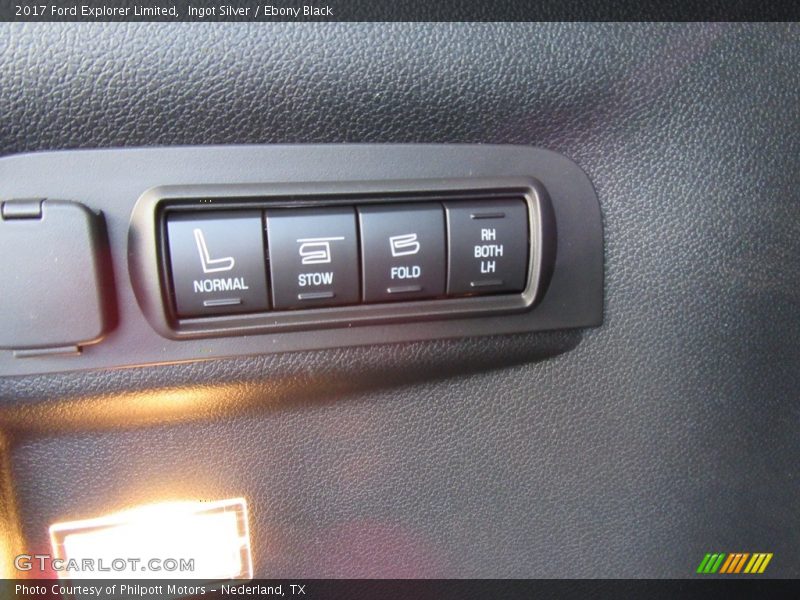 Ingot Silver / Ebony Black 2017 Ford Explorer Limited