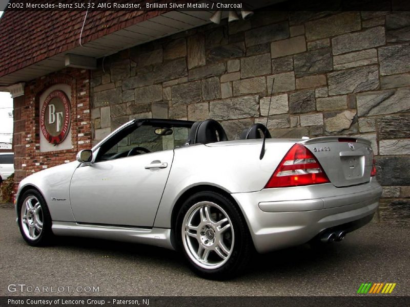 Brilliant Silver Metallic / Charcoal 2002 Mercedes-Benz SLK 32 AMG Roadster