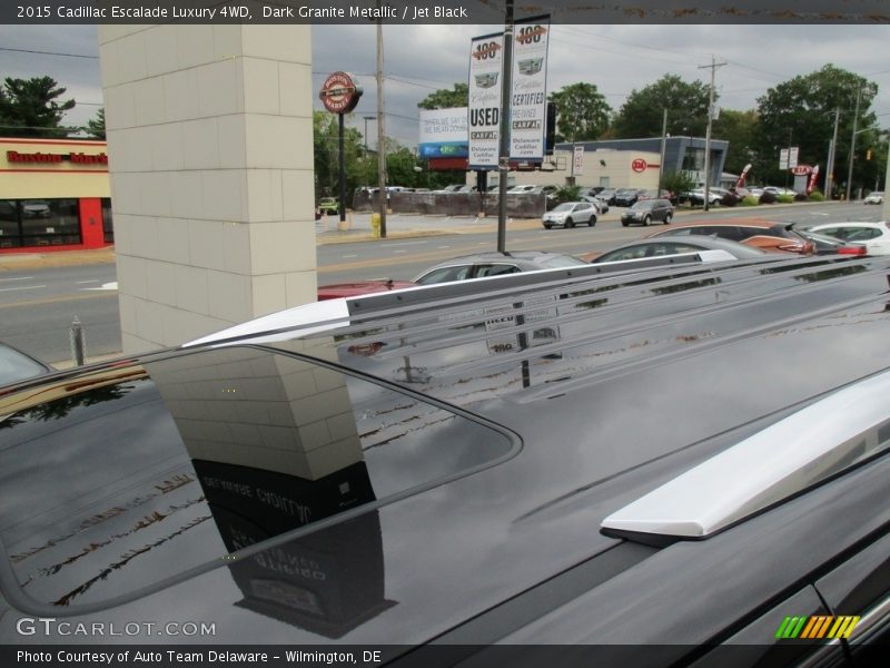 Dark Granite Metallic / Jet Black 2015 Cadillac Escalade Luxury 4WD