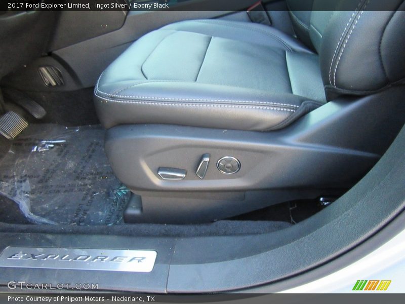 Front Seat of 2017 Explorer Limited