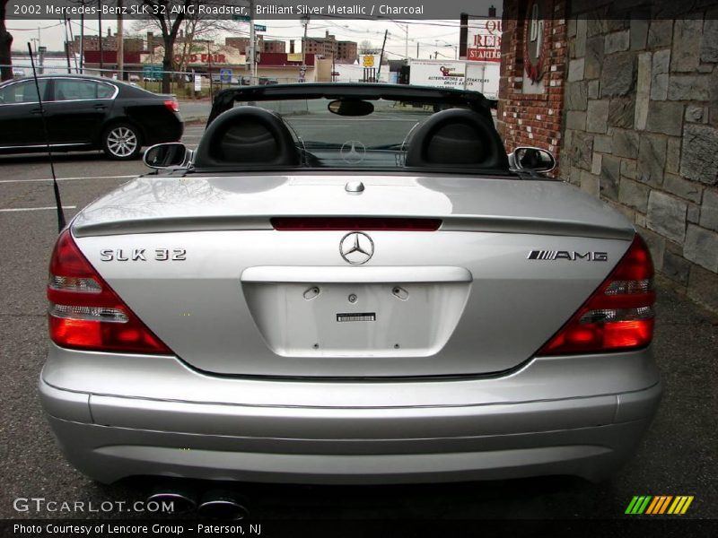 Brilliant Silver Metallic / Charcoal 2002 Mercedes-Benz SLK 32 AMG Roadster