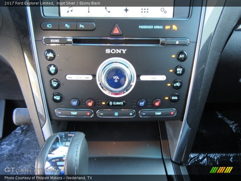 Controls of 2017 Explorer Limited