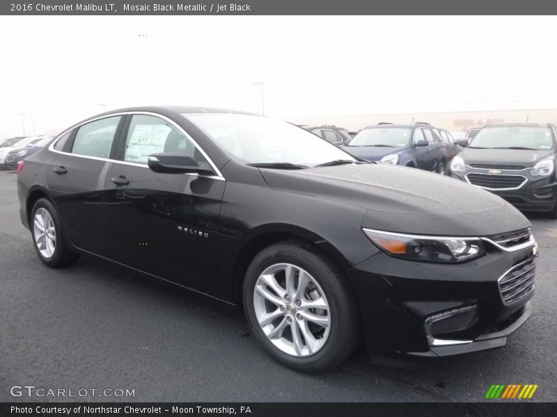 Mosaic Black Metallic / Jet Black 2016 Chevrolet Malibu LT