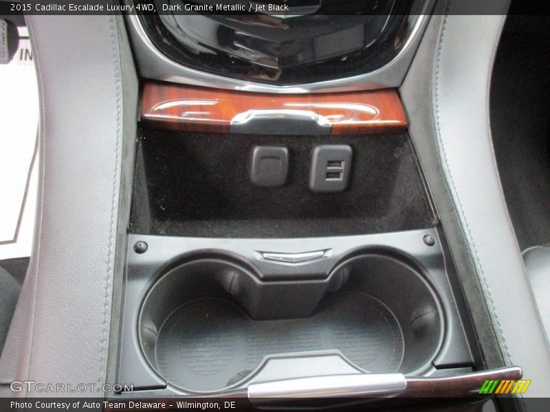 Dark Granite Metallic / Jet Black 2015 Cadillac Escalade Luxury 4WD
