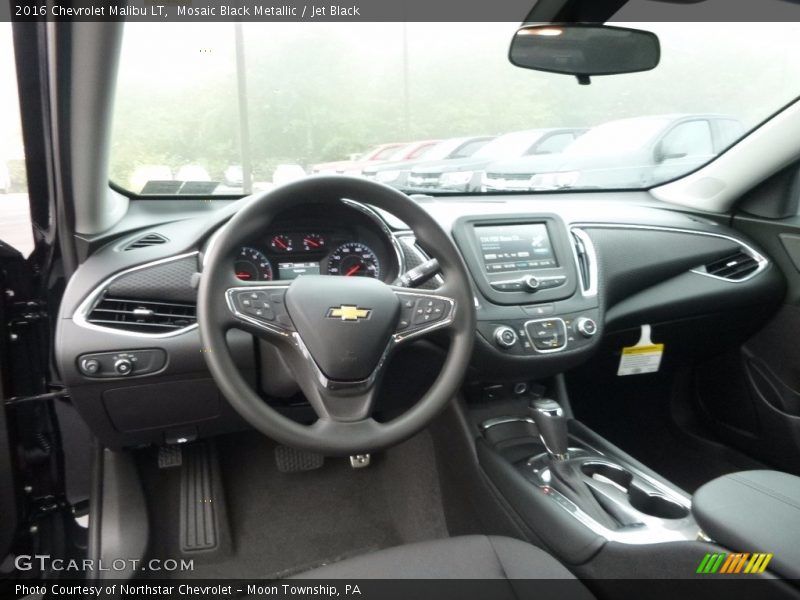 Mosaic Black Metallic / Jet Black 2016 Chevrolet Malibu LT