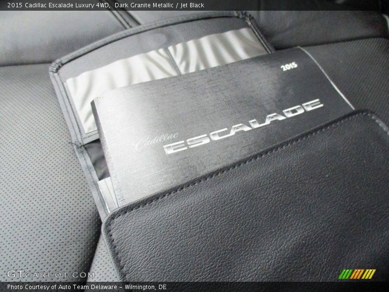 Dark Granite Metallic / Jet Black 2015 Cadillac Escalade Luxury 4WD
