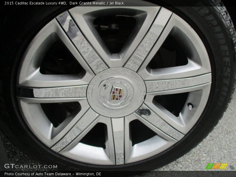 Dark Granite Metallic / Jet Black 2015 Cadillac Escalade Luxury 4WD