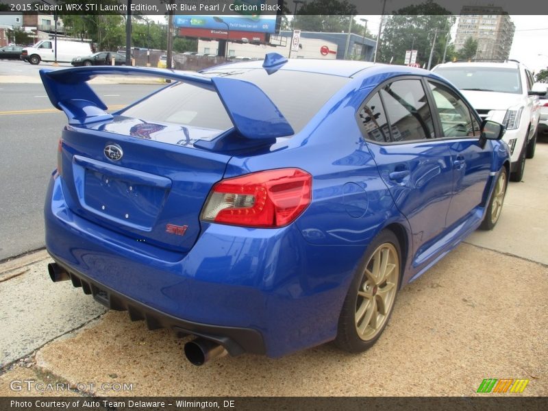 WR Blue Pearl / Carbon Black 2015 Subaru WRX STI Launch Edition
