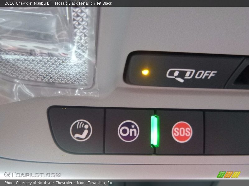 Mosaic Black Metallic / Jet Black 2016 Chevrolet Malibu LT