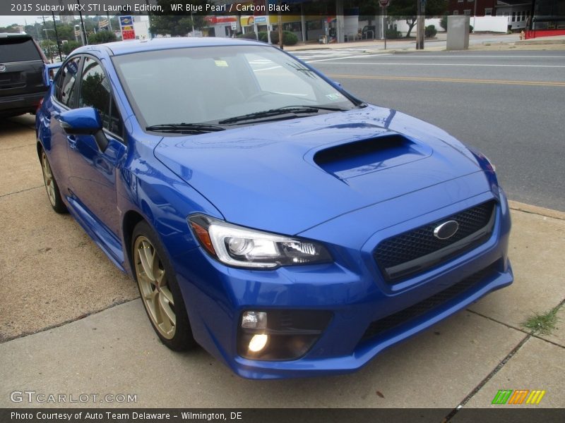 Front 3/4 View of 2015 WRX STI Launch Edition