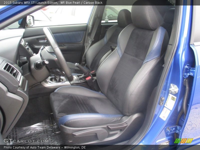  2015 WRX STI Launch Edition Carbon Black Interior