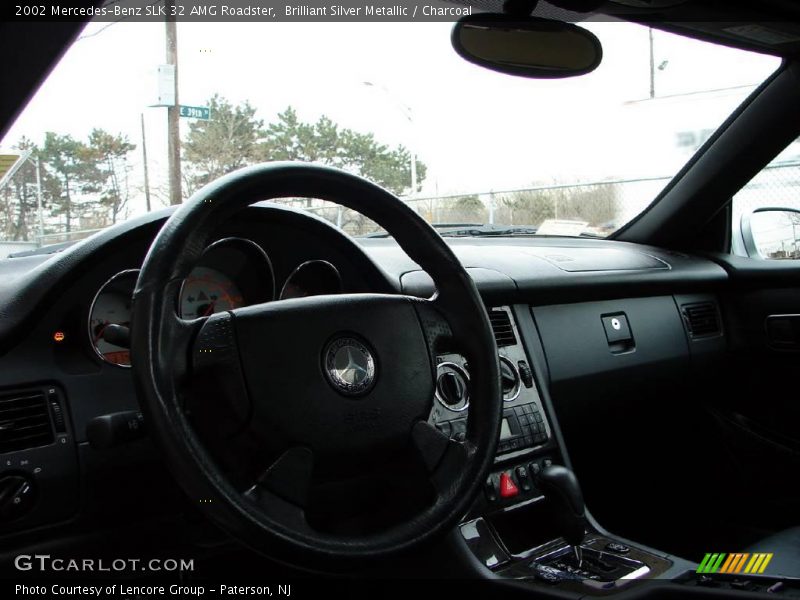 Brilliant Silver Metallic / Charcoal 2002 Mercedes-Benz SLK 32 AMG Roadster