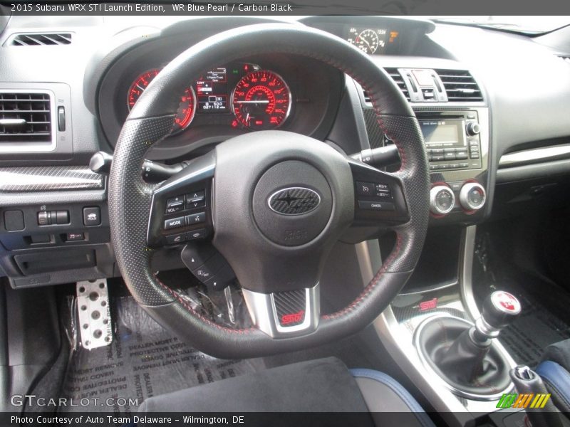 Dashboard of 2015 WRX STI Launch Edition