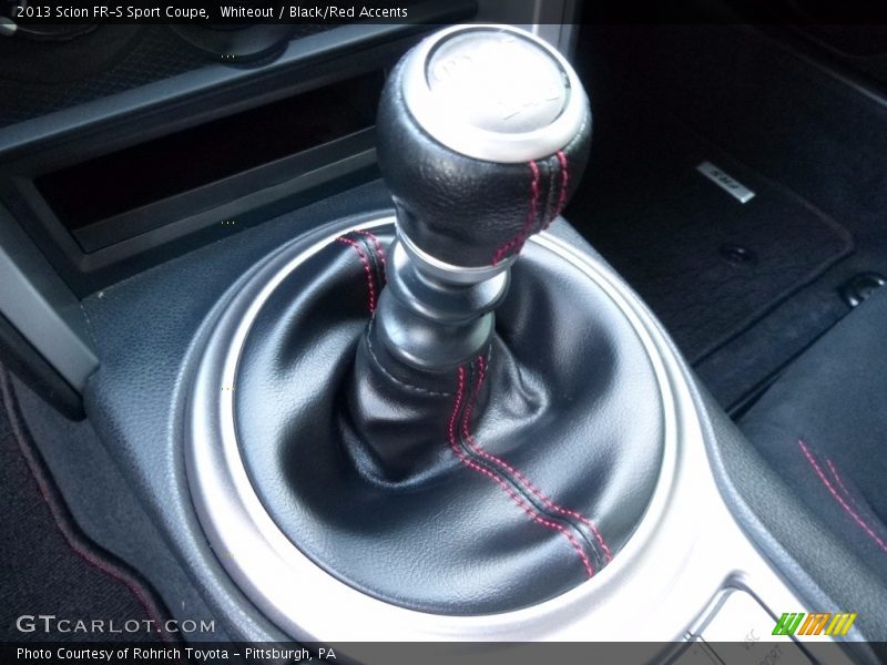 Whiteout / Black/Red Accents 2013 Scion FR-S Sport Coupe