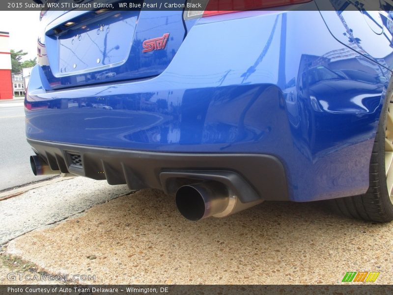 Exhaust of 2015 WRX STI Launch Edition