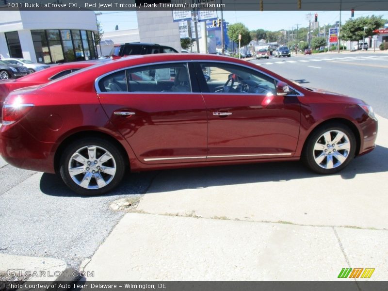 Red Jewel Tintcoat / Dark Titanium/Light Titanium 2011 Buick LaCrosse CXL