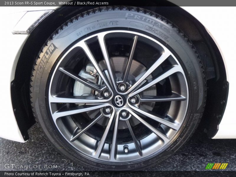 Whiteout / Black/Red Accents 2013 Scion FR-S Sport Coupe