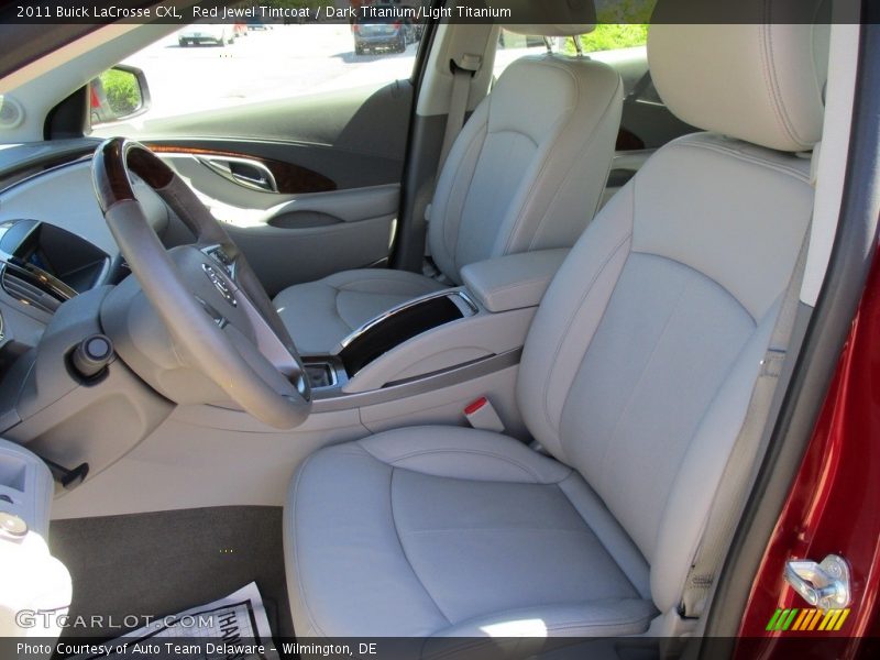 Red Jewel Tintcoat / Dark Titanium/Light Titanium 2011 Buick LaCrosse CXL