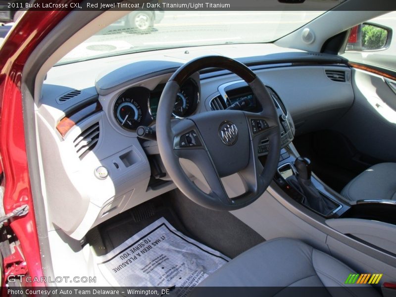 Red Jewel Tintcoat / Dark Titanium/Light Titanium 2011 Buick LaCrosse CXL