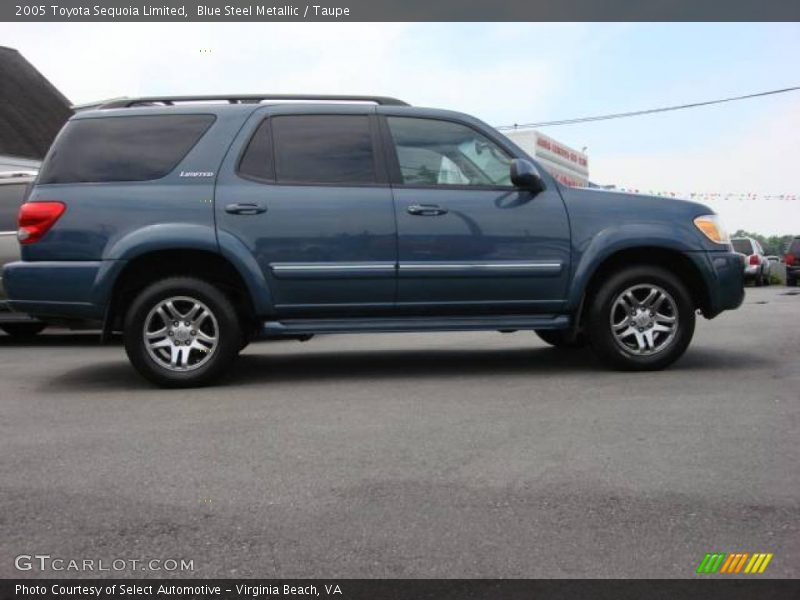 Blue Steel Metallic / Taupe 2005 Toyota Sequoia Limited