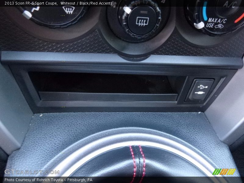 Whiteout / Black/Red Accents 2013 Scion FR-S Sport Coupe