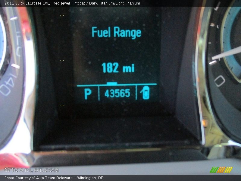 Red Jewel Tintcoat / Dark Titanium/Light Titanium 2011 Buick LaCrosse CXL