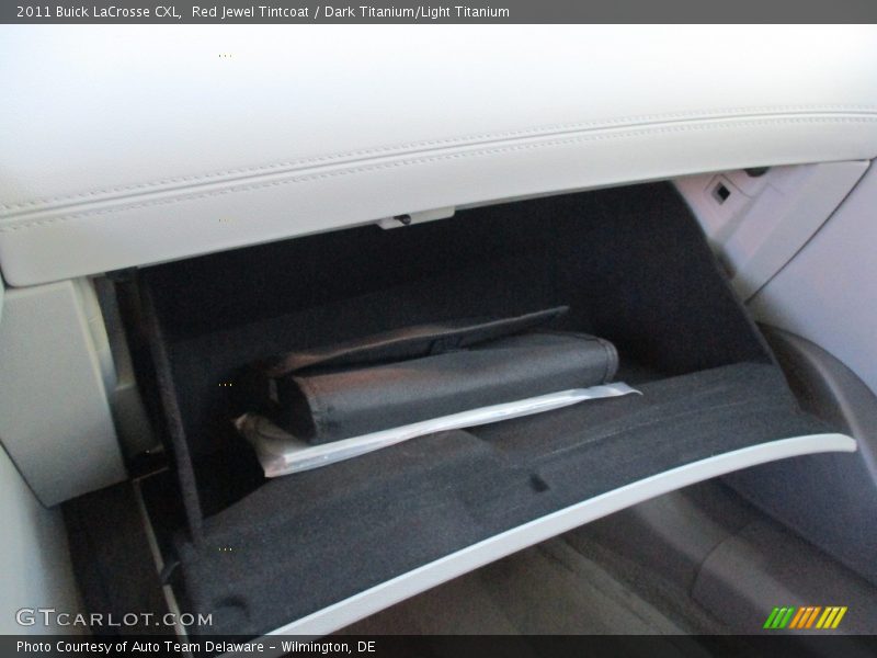 Red Jewel Tintcoat / Dark Titanium/Light Titanium 2011 Buick LaCrosse CXL