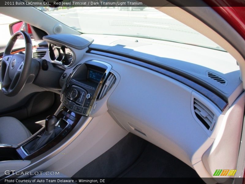 Red Jewel Tintcoat / Dark Titanium/Light Titanium 2011 Buick LaCrosse CXL