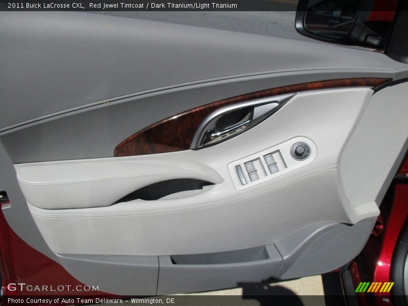 Red Jewel Tintcoat / Dark Titanium/Light Titanium 2011 Buick LaCrosse CXL