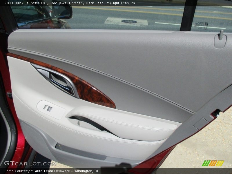 Red Jewel Tintcoat / Dark Titanium/Light Titanium 2011 Buick LaCrosse CXL