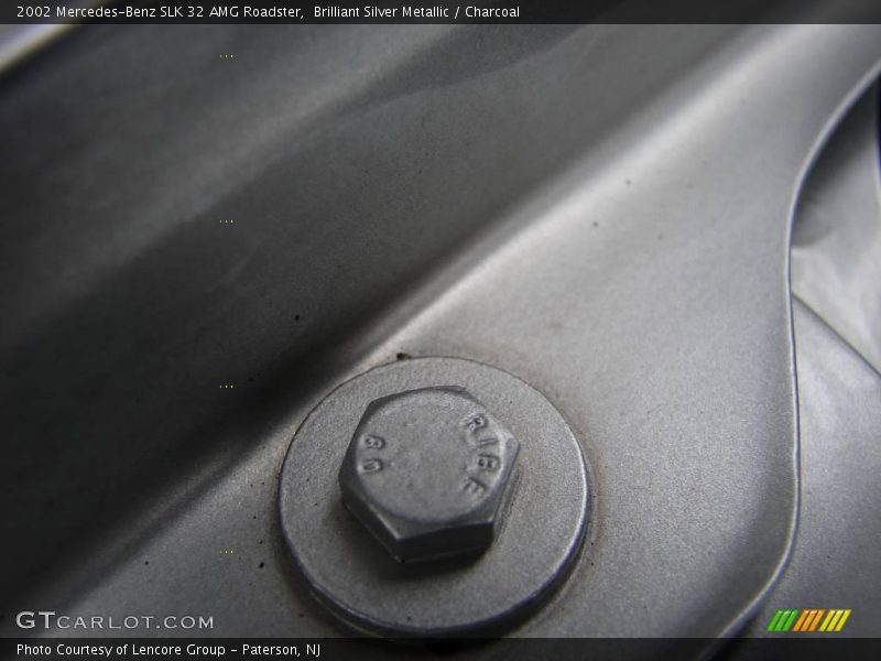 Brilliant Silver Metallic / Charcoal 2002 Mercedes-Benz SLK 32 AMG Roadster