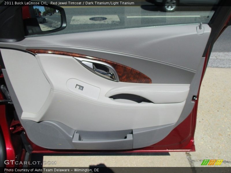 Red Jewel Tintcoat / Dark Titanium/Light Titanium 2011 Buick LaCrosse CXL