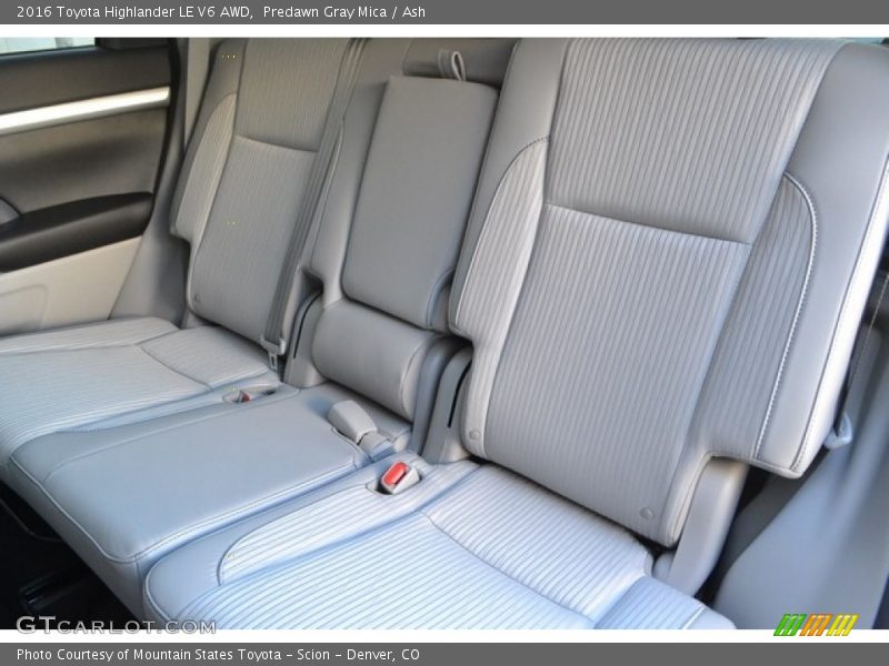 Predawn Gray Mica / Ash 2016 Toyota Highlander LE V6 AWD